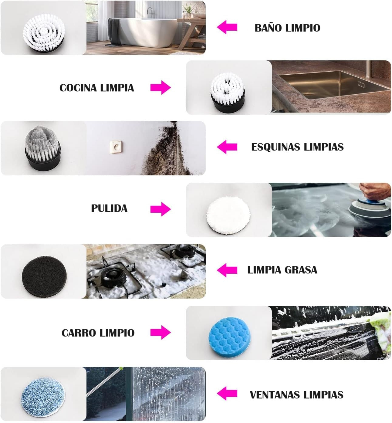 Cepillo Electrico 9 En 1 ✅