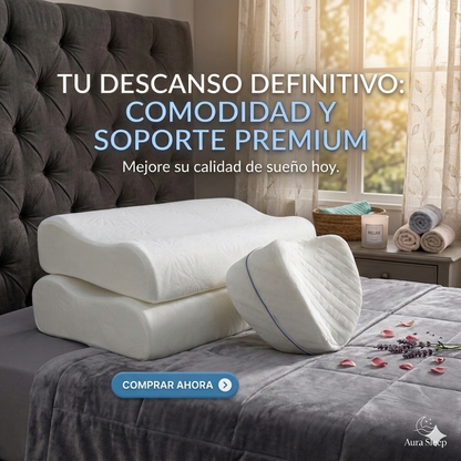 COMBO COJINES MEMORY FOAM (CERVICAL + PIERNAS)