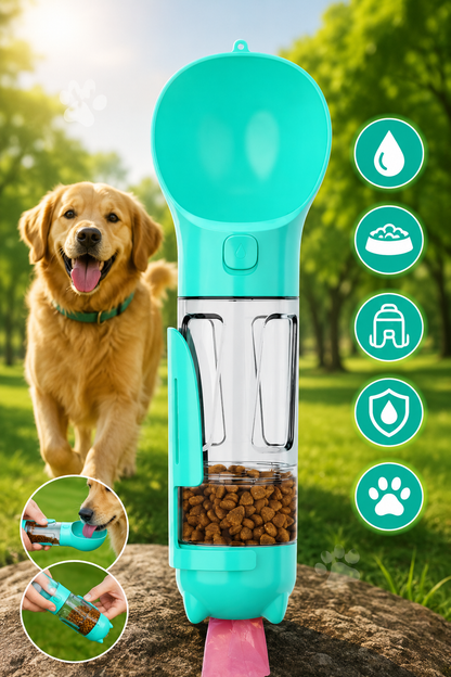 BOTELLA MULTIFUNCIONAL PARA MASCOTAS