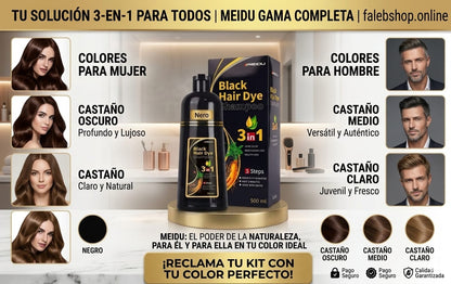 X2 Shampoo De Henna Cubre Canas