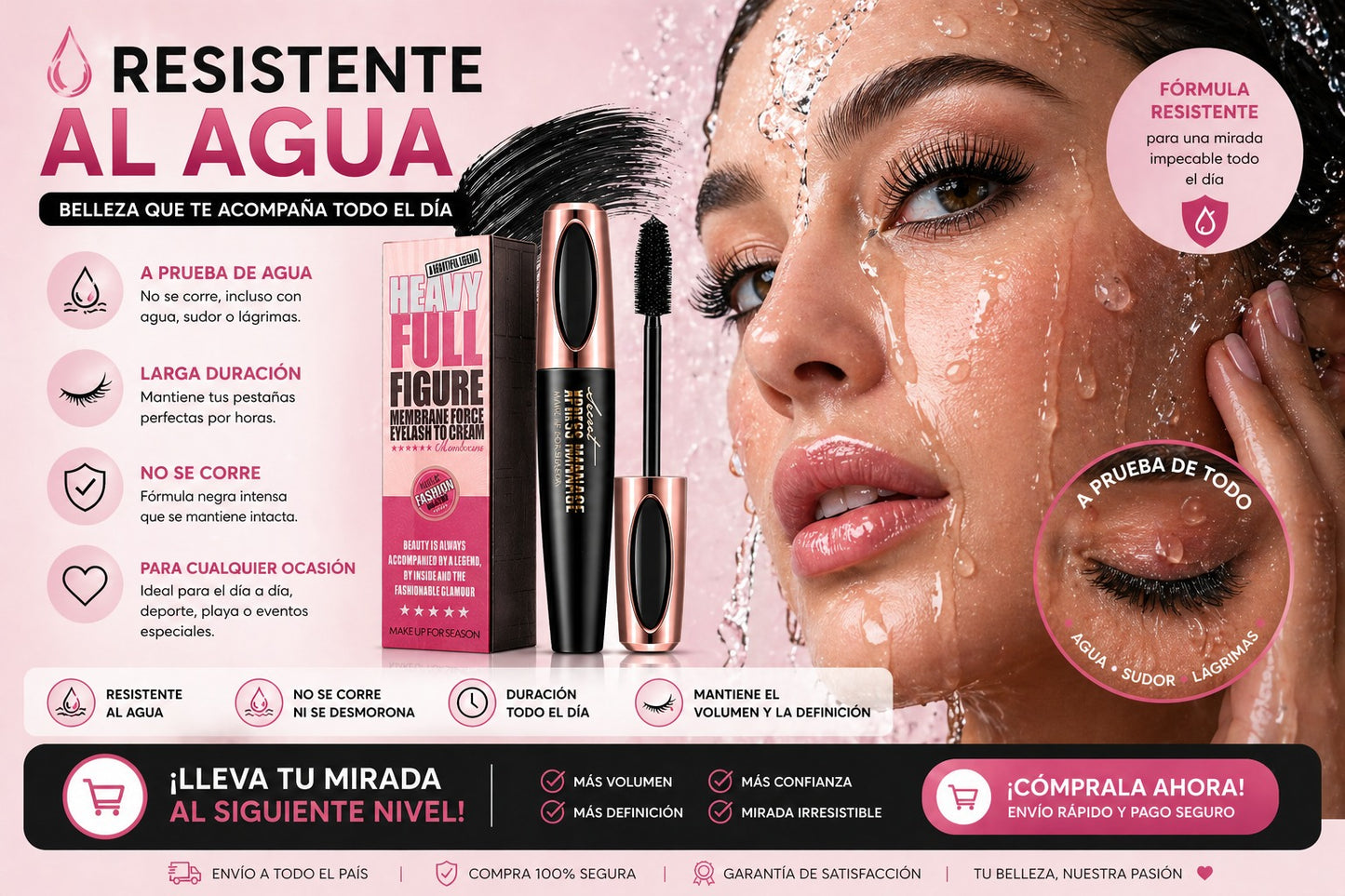 MÁSCARA DE PESTAÑAS 4D HEAVY FULL