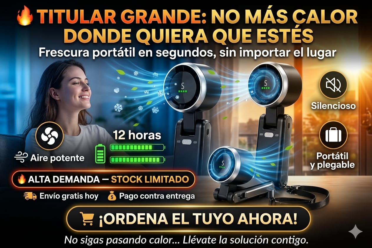 VENTILADOR RECARGABLE