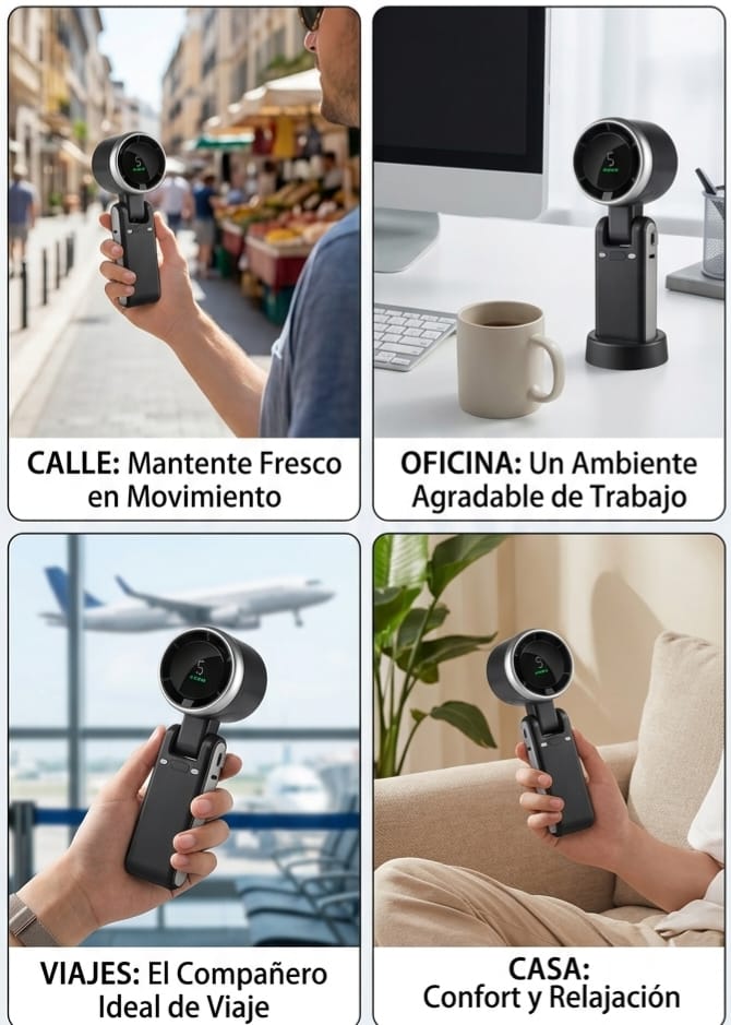 VENTILADOR RECARGABLE
