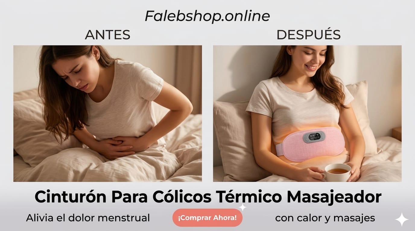 CINTURON TERMICO MASAJEADOR PARA COLICOS
