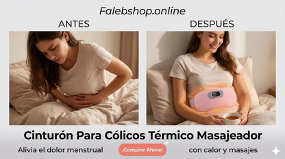 CINTURON TERMICO MASAJEADOR PARA COLICOS